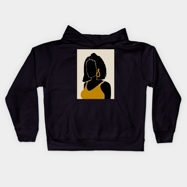 Black is the New Black Kids Hoodie by DomoINK